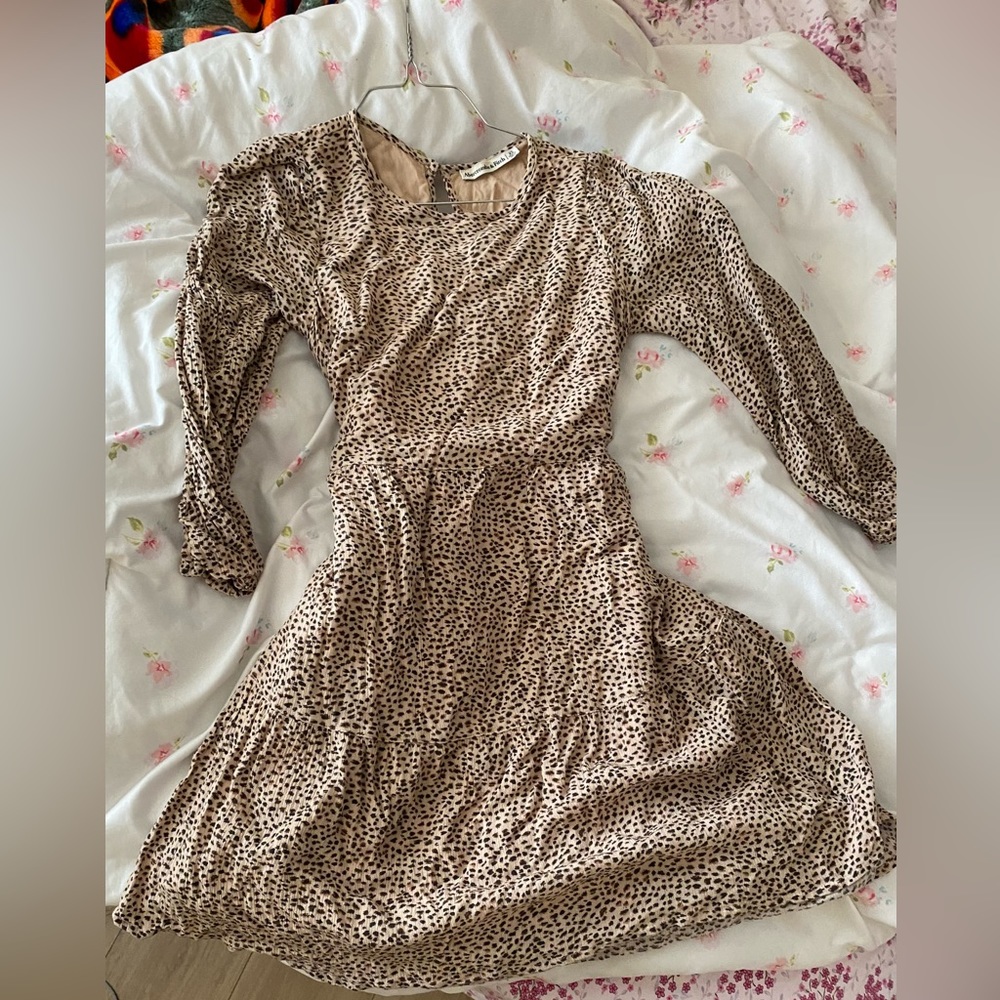 SOLD Abercrombie leopard dress